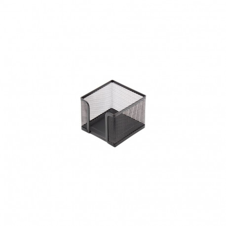 Note paper box Forpus , 9.5x9.5cm, black, perforated metal 1005-008