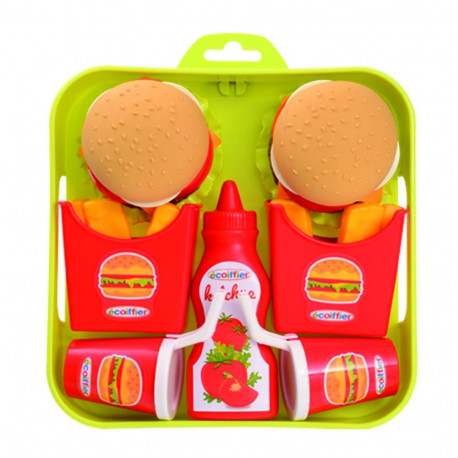 Ecoiffier hamburgeri komplekt