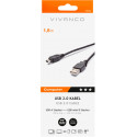 Vivanco cable USB - miniUSB 1.8m
