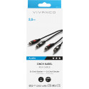 Vivanco cable 2xRCA - 2xRCA 2.5m