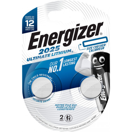 Energizer battery Ultimate Lithium CR2025 BP2