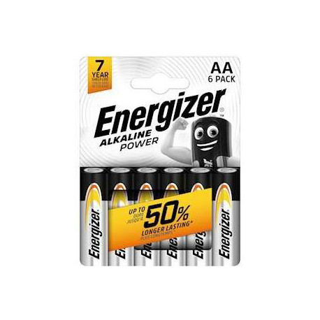 Energizer battery Alkaline Power AA CHP6