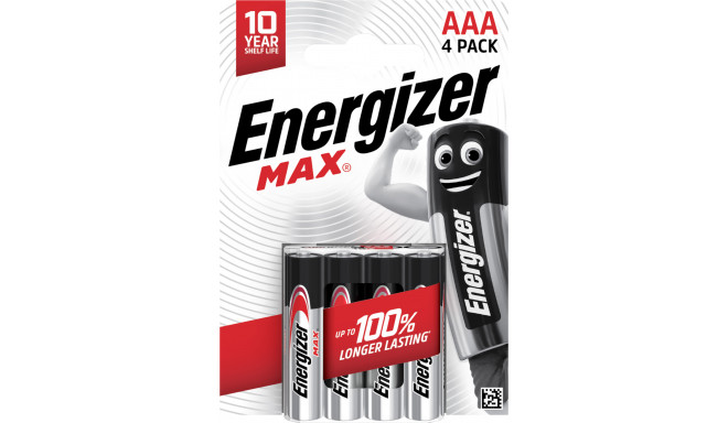 Energizer battery Max Alkaline AAA CHP4