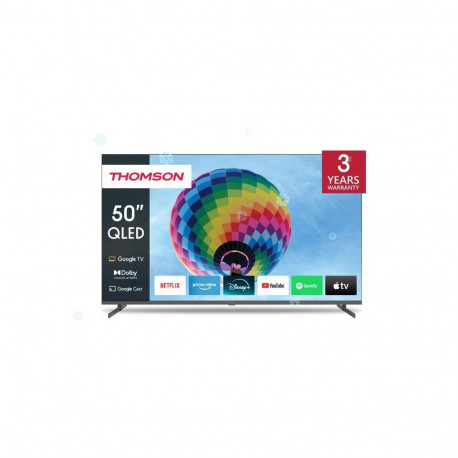 Thomson TV Set||50"|4K/Smart|QLED|3840x2160|Wireless LAN|Bluetooth|Google TV|Black|50QG4S14