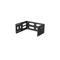 FOLDING BRACKET WALL-MOUNT 19" 4U 497X400/240 BLACK LANBERG