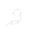 RECESSED LED LIGHT FRAMELESS 10W ROUND