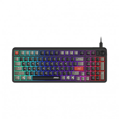 MSI mänguriklaviatuur FORGE GK110 US juhtmega membraanne, must
