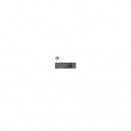 Keychron K5 Max täissuuruses punane lüliti must