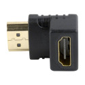 Cablexpert HDMI parema nurga adapter, 90° allapoole