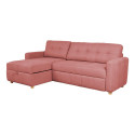 Corner sofa bed WAIOLA pink