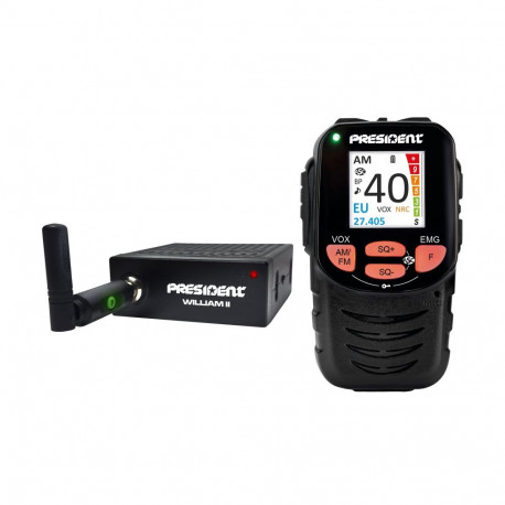 President William II mobile transceiver ASC AM/FM 12/24V