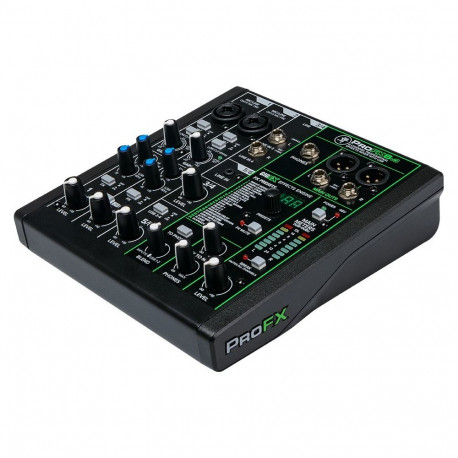 Mackie ProFX6v3 – 6-kanaliline analoogmikser USB-liidesega, must
