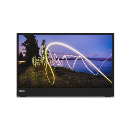 Lenovo ThinkVision M15 LED display 39.6 cm (15.6") 1920 x 1080 pixels Full HD Black