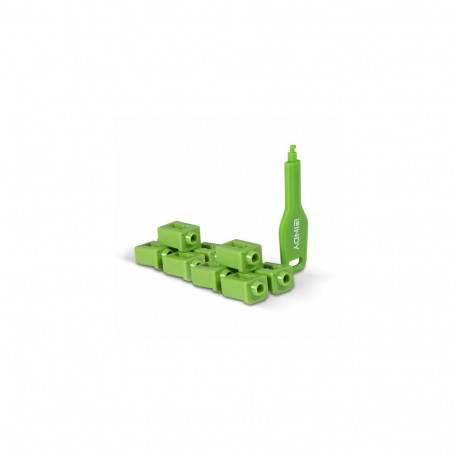 Lindy SFP Port Locks Green, 10x + 1 Key