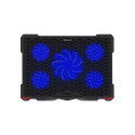 Tellur Cooling pad Basic 17, 5 fans, LED, Black