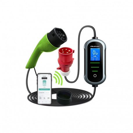 EV electric car charger 22kW 400V WiFi TUYA 7m