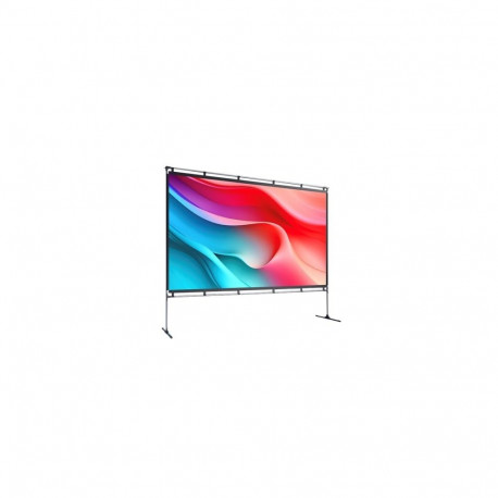 Portable screen for 100" projectors