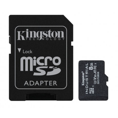MicroSD mälukaart 8GB CL10 UHS-I tööstuslik ilma adapterita