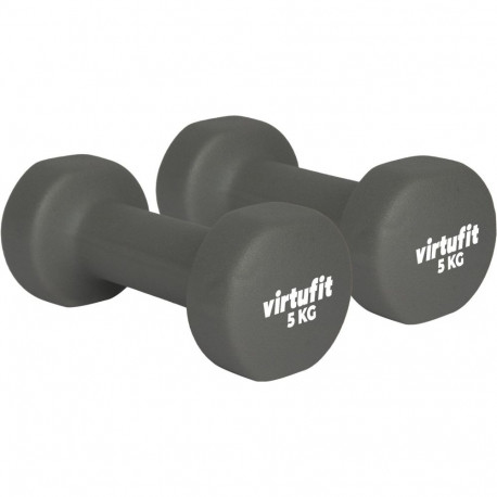 Hantlid VirtuFit Vinyl Dumbbell Set Pro 2 x 5 kg