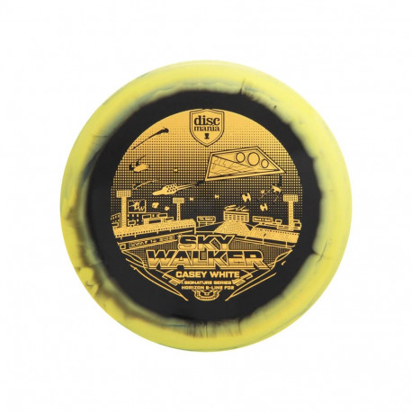 Discgolf DISCMANIA Fairway Driver S-LINE HORIZON SKY WALKER 3 Black/Yellow 7/4/0/2