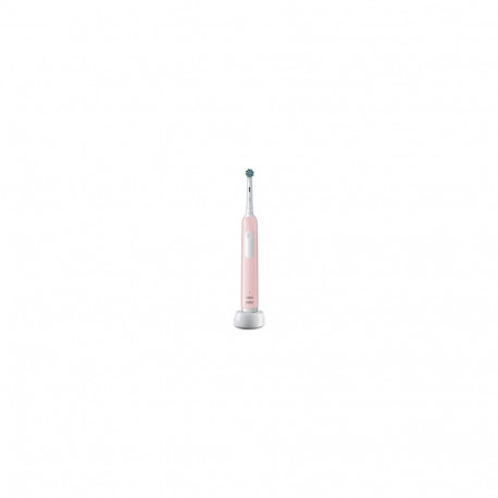 Oral-B Braun D305.513.3 Pro Series 1 Electric Toothbrush Pink Cross Action