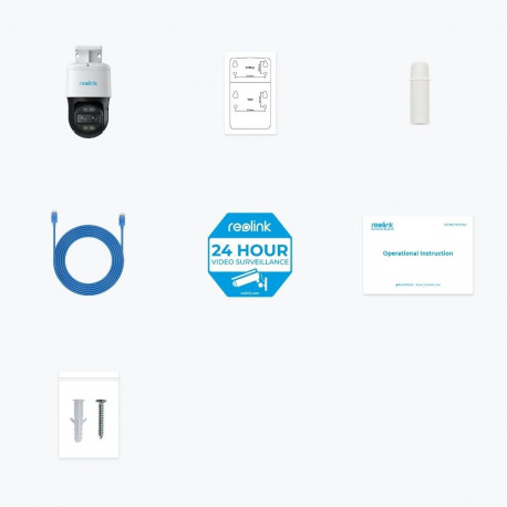 Outdoor Camera - Reolink TrackMix P760 4K, Dual View, Auto-Zoom, PoE, Night Vision