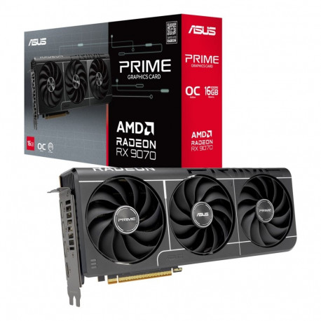 Graphics Card - ASUS Prime RX9070-O16G-EVO 16GB GDDR6 2610MHz 7680x4320