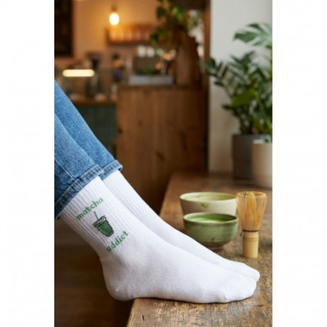 SOKISAHTEL Matcha ADDICT puuvillased sokid
