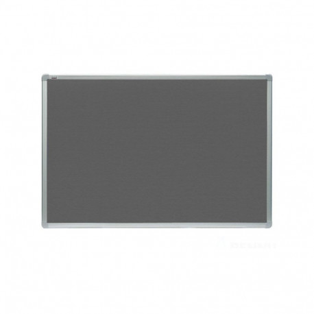 Fabric board 1200x900mm gray fabric in a metal frame 2x3