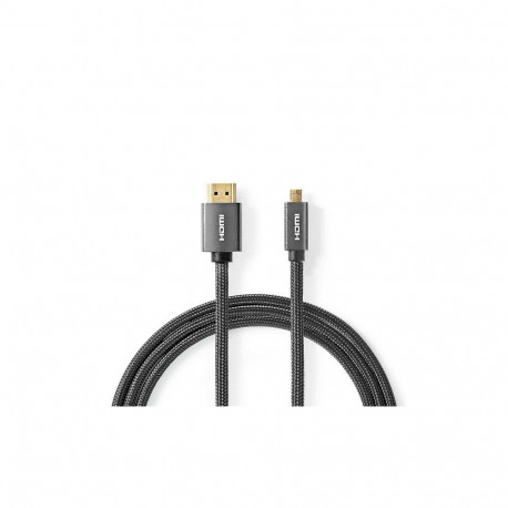 Nedis CVTB34700GY20 High Speed HDMI™ Cable with Ethernet| HDMI™ Micro maler | 4K@60H | 2.00  m