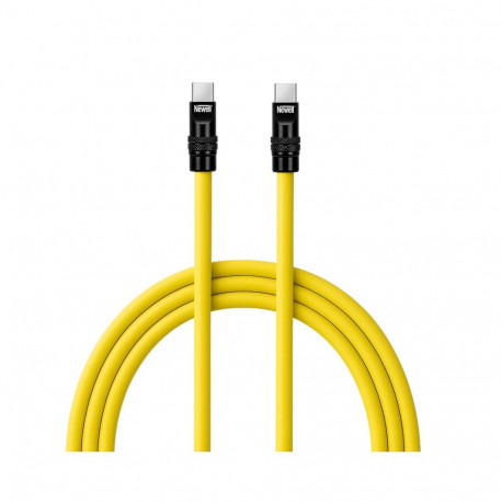 Newell USB-C - USB-C 100 W cable, 2 m, Silicone, Yellow-Black