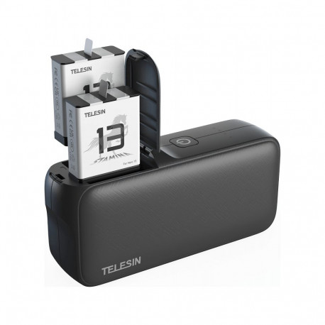 Telesin S0-PB-01-TGP Power Bank with built-in charger for GoPro Hero 13 batteries