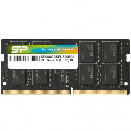 Silicon power SP008GBSFU320X02 8 GB, DDR4, 3200 MHz, Notebook, Registered No, ECC No