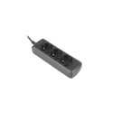 POWER STRIP NATEC EXTREME MEDIA 3X OUTLETS FOR UPS SYSTEM (IEC CONNECTOR)
