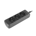 POWER STRIP NATEC EXTREME MEDIA 3X OUTLETS FOR UPS SYSTEM (IEC CONNECTOR)