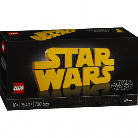 LEGO Star Wars 75407 Star Wars logo ehitatud klotsidest