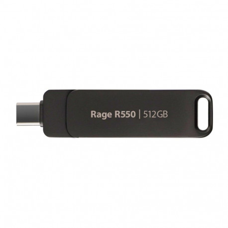 Patriot Rage R550 512GB, USB stick (black, USB-A and USB-C 3.2 Gen 1)