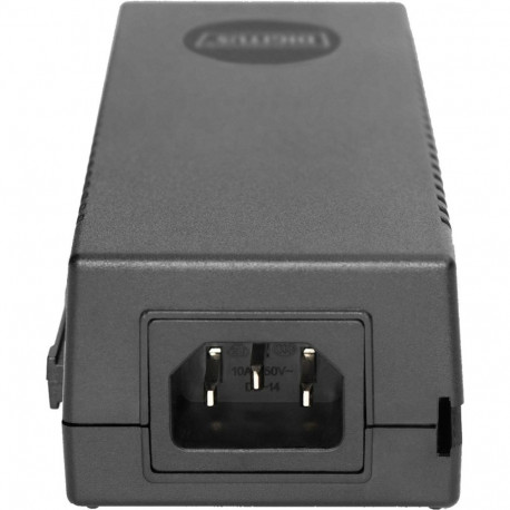 Digitus 10 Gigabit Ethernet PoE+ Injector, 802.3at, 30 W, PoE Injector (black)