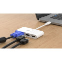 D-Link DUB-V310 3 ? In ? 1 USB ? C Video Adapter with HDMI & DisplayPort & VGA (white)