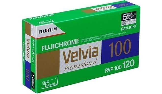 Fujichrome film Velvia RVP 100-120×5