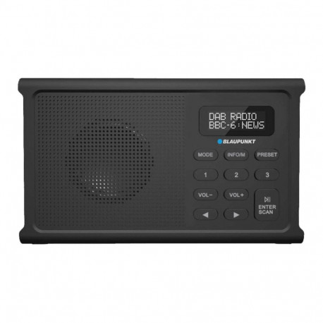 Blaupunkt DR3BK kaasaskantav raadio must