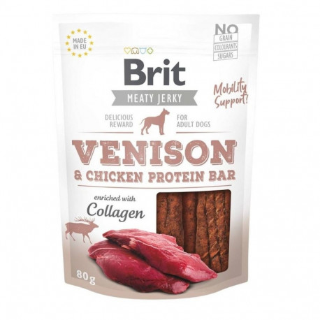 BRIT Meaty Jerky hirveliha ja kana proteiinibatoon koeramaius 200 g