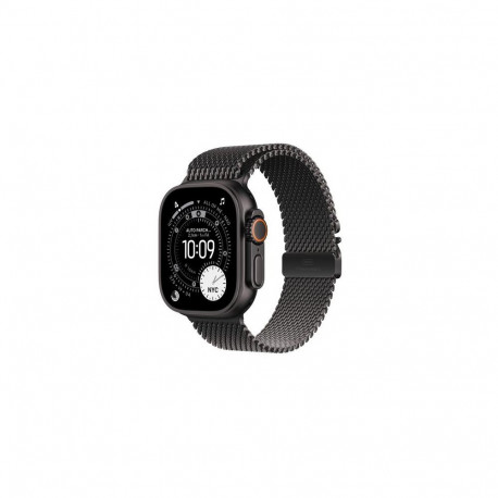Apple Watch Ultra 3 GPS + Cellular 49mm Black Titanium Case with Black Titanium Milanese Loop - Larg