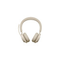 Jabra Evolve2 65 USB-A Beige MS Chrg stand Stereo