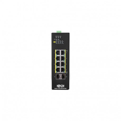 Tripp Lite NGI-S08C2POE8 8-Port Lite Managed Industrial Gigabit Ethernet Switch - 10/100/1000 Mbps, 