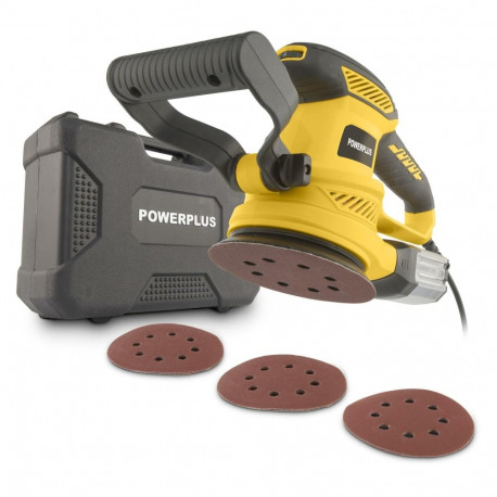 Eccentric sander 450W Ø125mm, POWERPLUS, POWX04710, Rated power: 450 W, Movements: 12000 /min – 2600