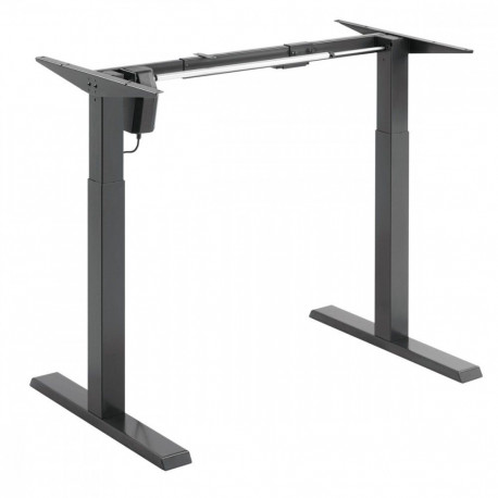 The Ergo Office ER-433 is a manual height-adjustable sit-stand desk frame designed 