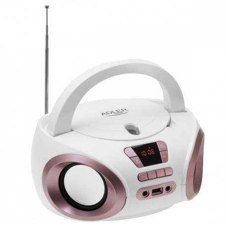 boomboks CD/MP3 AD1181, valge, vaskne
