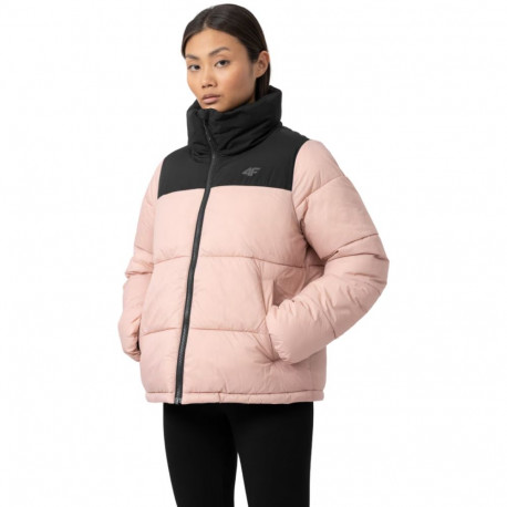 4F naiste jope H4Z22 KUDP014 65S L, puuderjas korall