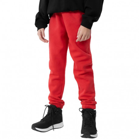 Spodnie dla dziewczynki 4F czerwone HJZ22 JSPDD002 62S 146cm